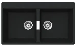 Abey Schock Horizont Double Bowl Sink Magma N200B by Abey, a Kitchen Sinks for sale on Style Sourcebook