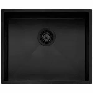 Oliveri Spectra Single Bowl Sink Black SB50BK by null, a Kitchen Sinks for sale on Style Sourcebook