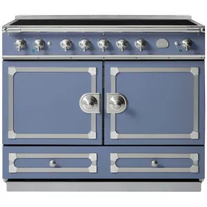 La Cornue Cornufe 110cm Induction Freestanding Oven Paris Blue with Brushed Nickel CFE110EIPB-N by null, a Cooktops for sale on Style Sourcebook