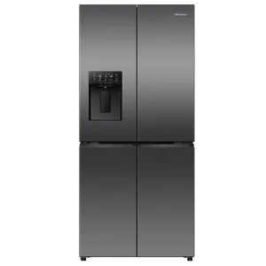 Hisense 483L French Door Fridge Black Steel with Non-plumbed Ice and Water Dispenser HRCD483TBW by HiSense, a Refrigerators, Freezers for sale on Style Sourcebook