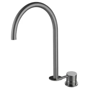 Rogerseller Tonic Hob Sink Mixer with Swivel Outlet - Graphite 360601375105 by null, a Kitchen Taps & Mixers for sale on Style Sourcebook