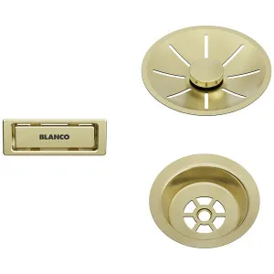 Blanco InFino Waste Kit for Single Bowl Satin Gold 203476 by null, a Kitchen Sinks for sale on Style Sourcebook