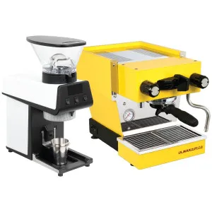 La Marzocco Linea Micra Yellow Home Package with White Pico WA-MICRAPACK-YW-PICO by null, a Espresso Machines for sale on Style Sourcebook