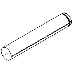 Qasair 120cm Round Duct Length Single Motor Ducting DR200 by Qasair, a Rangehoods for sale on Style Sourcebook