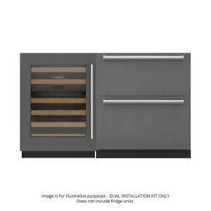 Sub-Zero Freezer Drawer and Wine Cabinet Dual Installation Kit 9035535 by Sub-Zero, a Refrigerators, Freezers for sale on Style Sourcebook