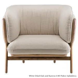 De La Espada Stanley Armchair in Oak Timber - Upholstery Range A - 102SKA by De La Espada, a Chairs for sale on Style Sourcebook