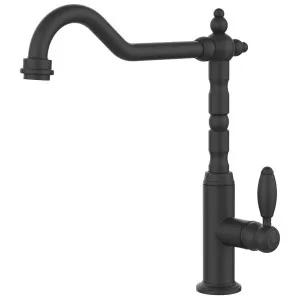 Turner Hastings Providence Single Mixer Tap Matte Black PR407SM-MB by Turner Hastings, a Kitchen Taps & Mixers for sale on Style Sourcebook