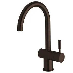 Sussex Taps Voda Curved Sink Mixer Tap Living Rustic Iron VSMC-20 by Sussex Taps, a Kitchen Taps & Mixers for sale on Style Sourcebook