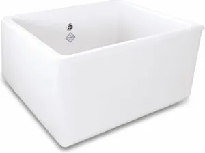 Shaws Whitehall 600 Single Bowl Handcrafted Fireclay Sink SCWH600WH by Shaws, a Kitchen Sinks for sale on Style Sourcebook