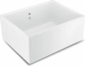 Shaws Shaker Single Bowl 600 Handcrafted Fireclay Sink SCSH600WH by Shaws, a Kitchen Sinks for sale on Style Sourcebook