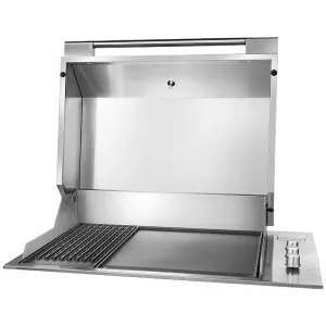 Artusi 80cm Built-In Gas BBQ with Dome Hood ABBQM2-ABBQMH2 by Artusi, a BBQs for sale on Style Sourcebook