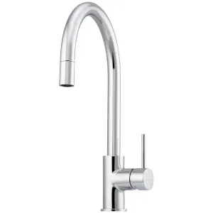 Oliveri Venice Pull Out Goose Neck Mixer Tap Chrome VE520FCR-P by Oliveri, a Kitchen Taps & Mixers for sale on Style Sourcebook