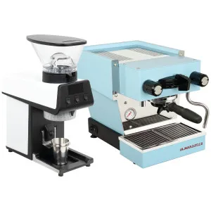 La Marzocco Linea Micra Blue Home Package with White Pico WA-MICRAPACK-BLW-PIC by La Marzocco, a Espresso Machines for sale on Style Sourcebook