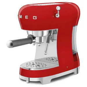 Smeg 50s Style Espresso Coffee Machine Red ECF02RDAU by Smeg, a Espresso Machines for sale on Style Sourcebook
