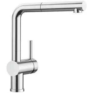 Blanco LINUS-S Pull Out Mixer Tap PVD Steel 526785 by Blanco, a Kitchen Taps & Mixers for sale on Style Sourcebook
