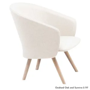 De La Espada Saia Lounge Chair in Ash Timber - Upholstery Range A - 407AA by De La Espada, a Chairs for sale on Style Sourcebook