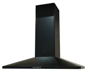 Sirius 90cm Canopy Rangehood - Black SL22900B by Sirius, a Rangehoods for sale on Style Sourcebook