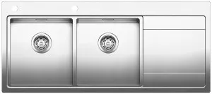 Blanco Double Bowl Right Hand Drainer Sink DIVON8SLK5 by Blanco, a Kitchen Sinks for sale on Style Sourcebook