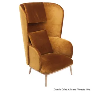 De La Espada Blanche Bergere Chair in Ash Timber - Upholstery A - 105AA by De La Espada, a Chairs for sale on Style Sourcebook
