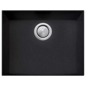 Oliveri Florence Black Single Bowl Undermount Sink FE-BL1560U by Oliveri, a Kitchen Sinks for sale on Style Sourcebook