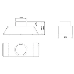 Smeg 2-1 Outlet Adaptor AIRKITDIAM by Smeg, a Rangehoods for sale on Style Sourcebook