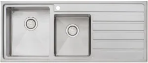 Oliveri Apollo 1 and 3/4 Bowl Right Hand Drainer Sink AP1411 by Oliveri, a Kitchen Sinks for sale on Style Sourcebook