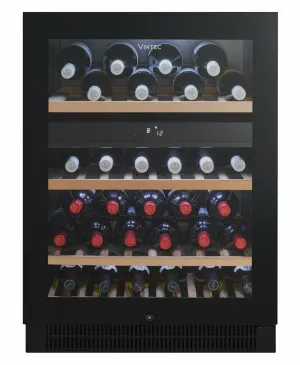 Vintec 50 Bottle Dual Zone Wine Storage Cabinet VWD050SBB by Vintec, a Wine Fridges for sale on Style Sourcebook
