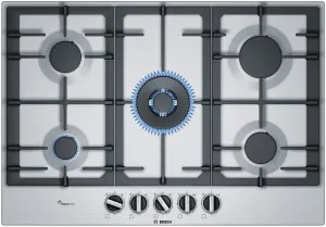 Bosch 75cm Series 6 Stainless Steel Gas Cooktop PCR7A5B90A by Bosch, a Cooktops for sale on Style Sourcebook