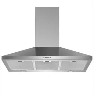 Schweigen 90cm Wallmount Canopy Rangehood Stainless Steel TRI-900 by Schweigen, a Rangehoods for sale on Style Sourcebook