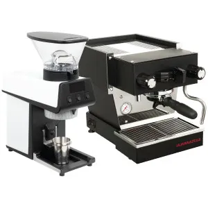 La Marzocco Linea Micra Black Home Package with White Pico WA-MICRAPACK-BW-PICO by La Marzocco, a Espresso Machines for sale on Style Sourcebook