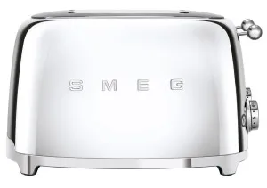 Smeg 50's Style 4 Slice Toaster Chrome TSF03SSAU by Smeg, a Small Kitchen Appliances for sale on Style Sourcebook