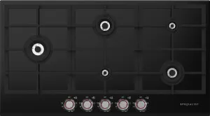 Spezialist 94cm Vitro Ceramic 5 Burner Natural Gas Cooktop S30945VCNG by Spezialist, a Cooktops for sale on Style Sourcebook