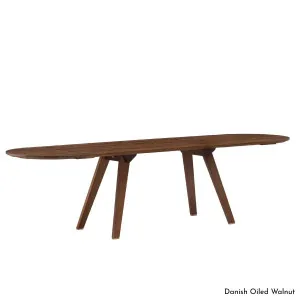De La Espada Together Extending Table Medium in Walnut Timber 452EMW by De La Espada, a Dining Tables for sale on Style Sourcebook