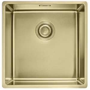 Franke Mythos Masterpiece 400mm Single Bowl Sink Gold BXM210-40GD by Franke, a Kitchen Sinks for sale on Style Sourcebook