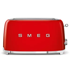 Smeg 50s Retro Style 4 Slice Toaster Red TSF02RDAU by Smeg, a Small Kitchen Appliances for sale on Style Sourcebook
