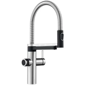 Blanco EVOL-S Pro Filter Semi-Pro Filter Mixer Tap PVD Steel 527452 by Blanco, a Kitchen Taps & Mixers for sale on Style Sourcebook
