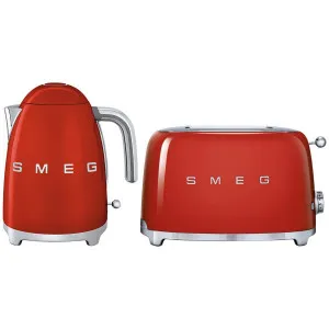Smeg Kettle and 2 Slice Toaster Pack Red KLF03RDAUTSF01RDAU by Smeg, a Small Kitchen Appliances for sale on Style Sourcebook