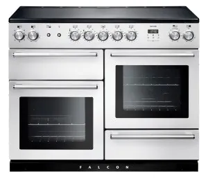 Falcon 110cm Nexus Freestanding Electric Oven/Stove White and Nexus NEX110EIWH-CH by Falcon, a Cooktops for sale on Style Sourcebook