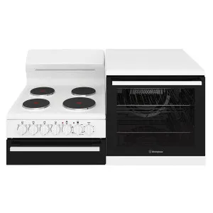 Westinghouse White Elevated Electric Oven WDE132WC-R by Westinghouse, a Cooktops for sale on Style Sourcebook
