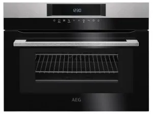 AEG 60cm Compact Built-In Combi-Microwave Oven - Stainless Steel KMK761000M by AEG, a Ovens for sale on Style Sourcebook