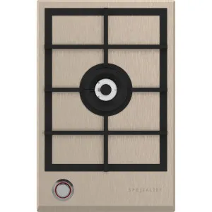 Spezialist 34cm Natural Gas Cooktop with Stainless Steel Plate Copper Surface S30341SPBCUNG by Spezialist, a Cooktops for sale on Style Sourcebook