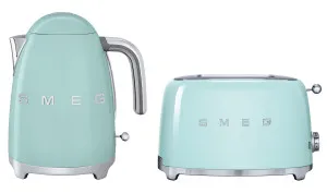 Smeg Kettle and 2 Slice Toaster Pack Pastel Green KLF03PGAUTSF01PGAU by Smeg, a Small Kitchen Appliances for sale on Style Sourcebook