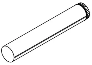 Qasair 120cm Round Duct Length Colourbond Single Motor Ducting DR200CB by Qasair, a Rangehoods for sale on Style Sourcebook