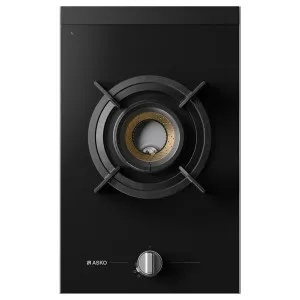 ASKO 33cm Cooktop with Fusion Volcano Burner Black Ceramic Glass HG8313BGD1 by Asko, a Cooktops for sale on Style Sourcebook