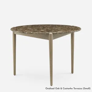 De La Espada Sidekicks Small Dining Table with Terrazzo Top and Ash Timber 458AT by De La Espada, a Side Table for sale on Style Sourcebook