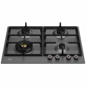 Bertazzoni 60cm Professional Series Matte Black Natural Gas Cooktop P604LPRONE by Bertazzoni, a Cooktops for sale on Style Sourcebook