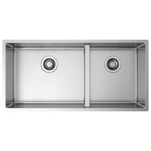 Artinox Radius Mose 1 and 3/4 Bowl Sink with Lowered Bridge ARTRMO5034 by Artinox, a Kitchen Sinks for sale on Style Sourcebook