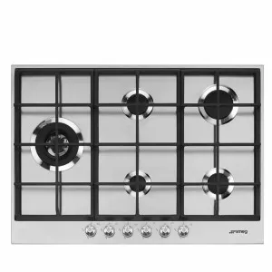 Smeg 72cm Linea Gas Cooktop PX175LAU by Smeg, a Cooktops for sale on Style Sourcebook