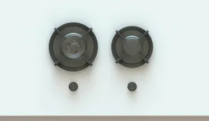 Pitt Baula 2 Burner Natural Gas Cooktop Professional Brass BAULA2PTNG by Pitt, a Cooktops for sale on Style Sourcebook