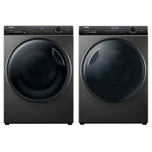 Haier 9kg Front Load Washer & 8kg Heat Pump Dryer Laundry Pack HWF90ANB1HDHP80ANB1 by null, a Washing Machines & Dryers for sale on Style Sourcebook